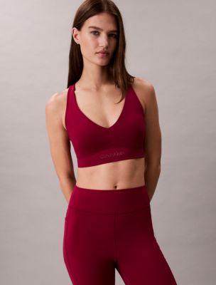 Soft Sport Medium Impact Sports Bra, Beet Red