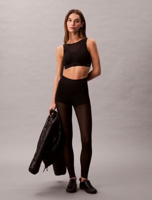 Invisibles Mesh High Waist Leggings, Black