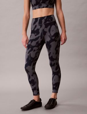 Женские леггинсы Calvin Klein Soft Sport Abstract Print 7/8 Leggings — фото 2