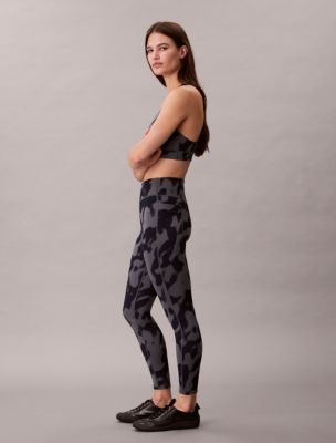 Женские леггинсы Calvin Klein Soft Sport Abstract Print 7/8 Leggings — фото 4