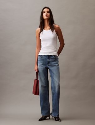 90s Straight Fit Jeans, Tinted Stone