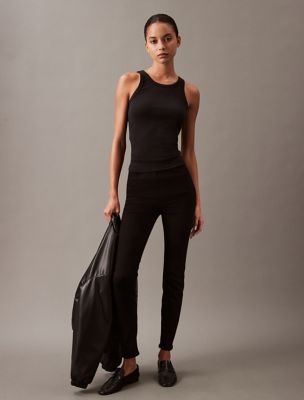Sculpt Refined Skinny Denim Pants, Echo Black