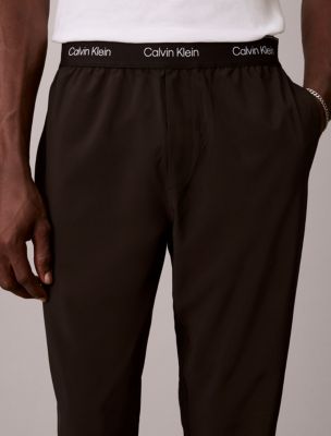 Мужские брюки Calvin Klein Modern Sport Logo Waistband Woven Pants — фото 5