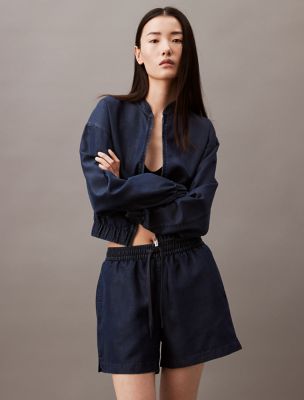 Denim Pull-On Shorts, Cleveland