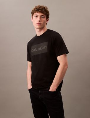 Box Logo Graphic Classic Crewneck T-Shirt, Black Beauty