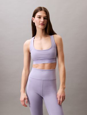 Modern Sport Racerback Medium Impact Sports Bra, Glacier