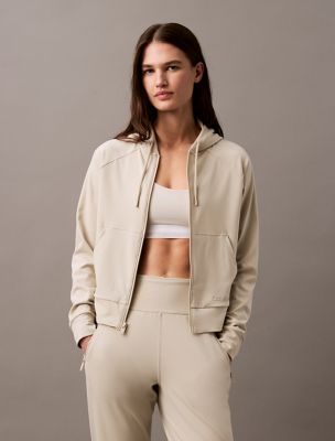 Soft Stretch Sport Hoodie, Pelican