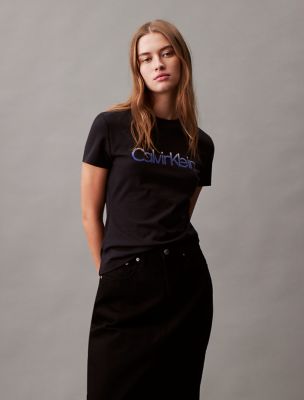 Standard Logo Slim Fit Crewneck T-Shirt, Black Beauty