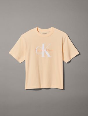 Monogram Logo Graphic Boxy Crewneck T-Shirt | Calvin Klein® USA