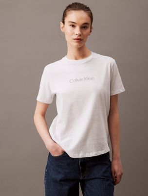 Minimal Logo Graphic Classic Fit T-Shirt, Nimbus Cloud