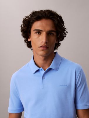 Liquid Touch Polo Shirt, Blue Descent