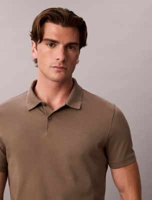 Liquid Touch Polo Shirt, Taupe Tone