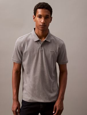 Liquid Touch Polo Shirt, Medium Grey Heather