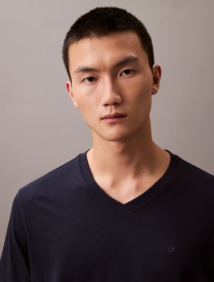 Liquid Touch Classic V Neck T-Shirt, Dark Sapphire
