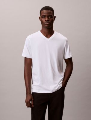 Liquid Touch Classic V Neck T-Shirt, Brilliant White