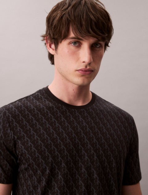 Мужские футболки Calvin Klein Liquid Touch Allover Monogram Classic T-Shirt