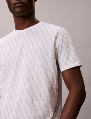 Liquid Touch Allover Monogram Classic T-Shirt | Calvin Klein