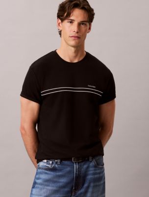 Мужские футболки Calvin Klein Pique Contrast Piping Tee — фото 5