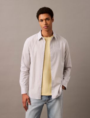 Pure Poplin Stretch Shirt, Brilliant White