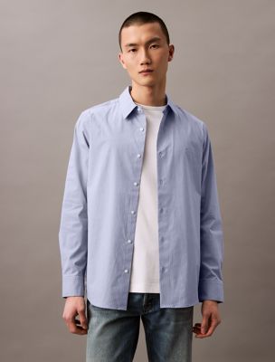 Solid Oxford Classic Button-Down Shirt, Blue Horizon