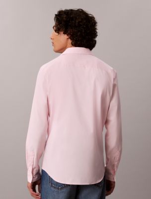 Мужские рубашки Calvin Klein Supima Stretch Cotton Slim Shirt — фото 4