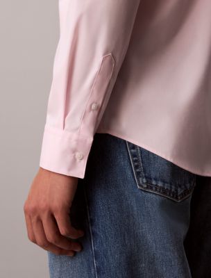 Мужские рубашки Calvin Klein Supima Stretch Cotton Slim Shirt — фото 5