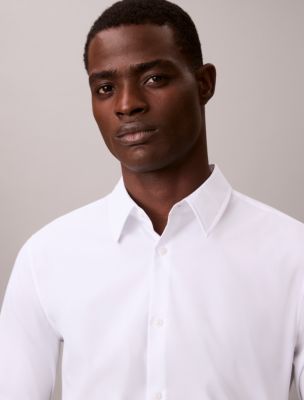 slim fit solid supima cotton dress shirt Slim-Fit Solid Supima (R) Cotton Twill Dress Shirt