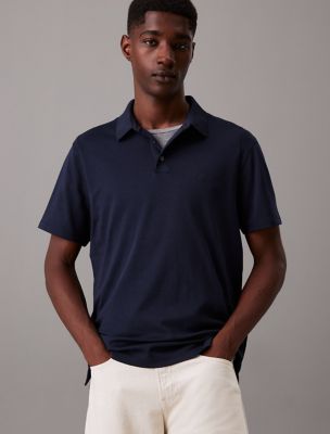 Supima Cotton Classic Polo Shirt, Dark Sapphire