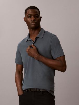 Supima Cotton Classic Polo Shirt, Dark Slate