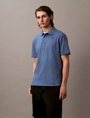 Supima Cotton Classic Polo Shirt, Moonlight Blue