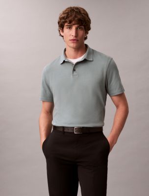 Supima Cotton Classic Polo Shirt, Stormy Sea