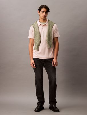 Supima Cotton Classic Polo Shirt, Silver Peony