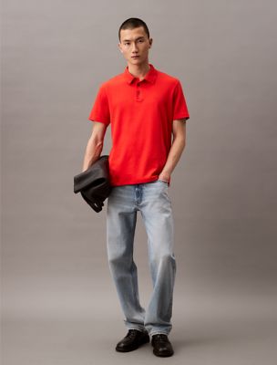 Supima Cotton Classic Polo Shirt, Red Alert