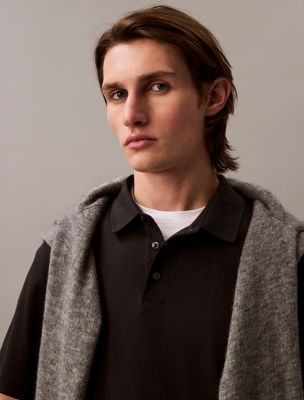 Мужские рубашки Calvin Klein Supima Cotton Classic Polo Shirt — фото 4