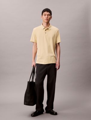 Supima Cotton Classic Polo Shirt, Blue Steam