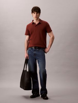 Supima Cotton Classic Polo Shirt, Academic Red