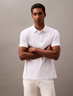 Supima Cotton Classic Polo Shirt, Bright White