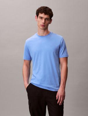 Supima Cotton Crewneck T-Shirt, Blue Descent