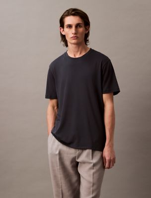 Supima Cotton Crewneck T-Shirt, Dark Sapphire