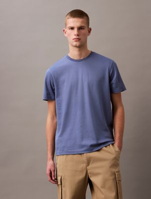 Supima Cotton Crewneck T-Shirt, Moonlight Blue