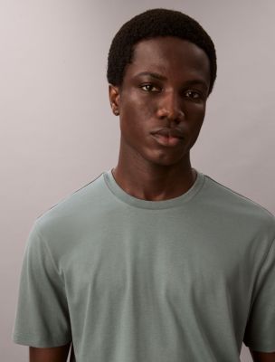 Supima Cotton Crewneck T-Shirt, Stormy Sea