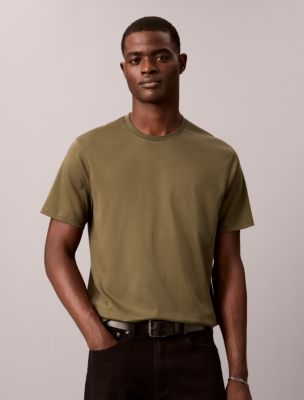 Supima Cotton Crewneck T-Shirt, Olive Night