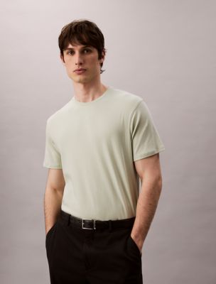 Supima Cotton Crewneck T-Shirt, Tender Greens