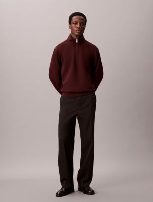Archive Logo Fleece Quarter Zip Sweatshirt | Calvin Klein