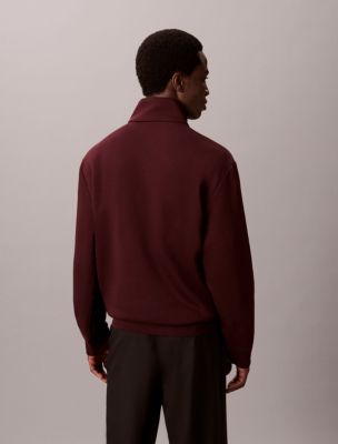 Archive Logo Fleece Quarter Zip Sweatshirt | Calvin Klein