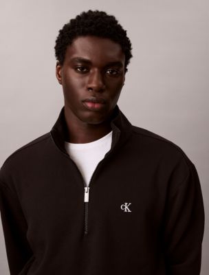 Мужские худи Calvin Klein Archive Logo Fleece Quarter Zip Sweatshirt — фото 2