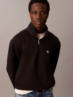Archive Logo Fleece Quarter Zip Sweatshirt | Calvin Klein
