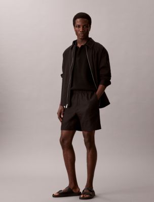 Smooth Cotton Waffle Sweater Polo Shirt - thumbnail 4
