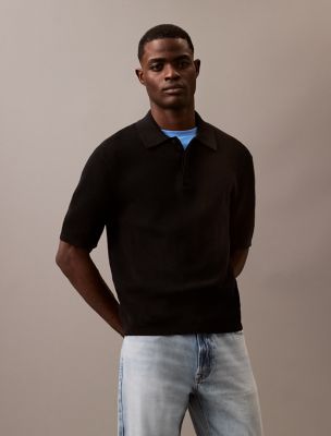 Smooth Cotton Waffle Classic Polo Shirt