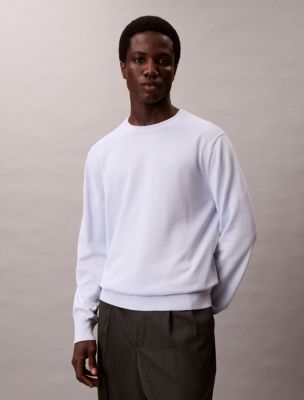 Supima Cotton Classic Sweater, Xenon Blue